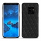 硬质真皮保护套 Samsung Galaxy S9 - Ebène - Couture ( Sleek P C12 - Black ) 