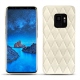 Lederschutzhülle Samsung Galaxy S9 - Blanc escumo - Couture