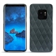 Coque cuir Samsung Galaxy S9 - Blu marino - Couture