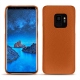 Samsung Galaxy S9 leather cover - Orange vibrant