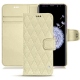 Capa em pele Samsung Galaxy S9+ - Ivoire - Couture ( Sleek P C12 - White ) 