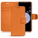 Samsung Galaxy S9+ leather case - Orange PU