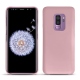 Samsung Galaxy S9+ leather cover - Rose ( Nappa - Pantone 2365C ) 