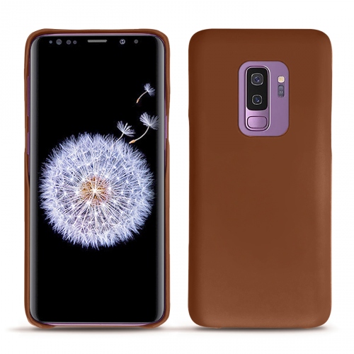 Capa em pele Samsung Galaxy S9+Marron ( Nappa - Pantone #8B4720 ) 