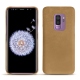 Coque cuir Samsung Galaxy S9+ - Sable vintage ( Roughtcut - Gaucho#57254 ) 