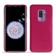 Coque cuir Samsung Galaxy S9+ - Rose fluo