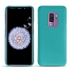 가죽 커버 Samsung Galaxy S9+ - Bleu fluo