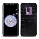 Custodia in pelle Samsung Galaxy S9+ - Crocodile nero