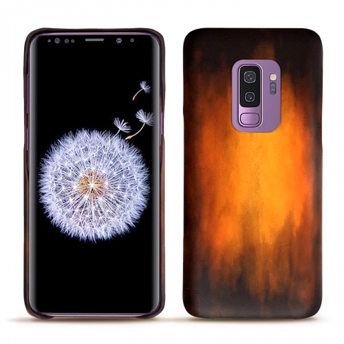 가죽 커버 Samsung Galaxy S9+Fauve Patine