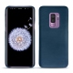 Samsung Galaxy S9+ leather cover - Blu mediterran