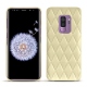 Lederschutzhülle Samsung Galaxy S9+ - Beige - Couture ( Nappa - Pantone 7502C ) 