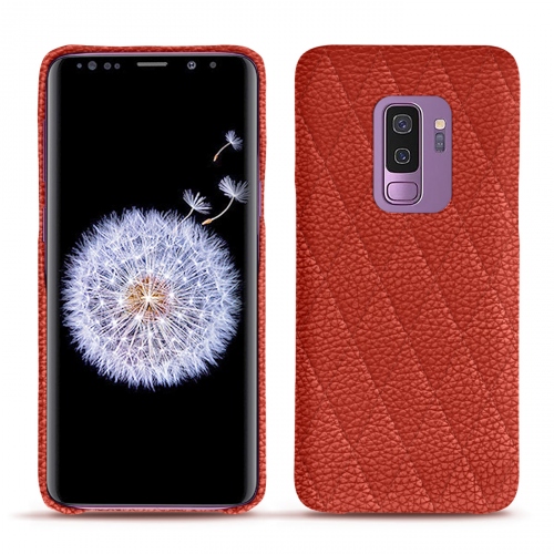 가죽 커버 Samsung Galaxy S9+Papaye - Couture ( Pantone #b54317 ) 