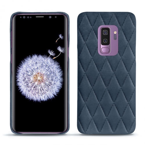 Custodia in pelle Samsung Galaxy S9+Jean vintage - Couture ( Pantone #2f414f  ) 
