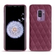 Samsung Galaxy S9+ leather cover - Prune vintage - Couture