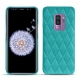 가죽 커버 Samsung Galaxy S9+ - Bleu fluo - Couture