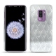 가죽 커버 Samsung Galaxy S9+ - Platinium - Couture