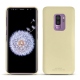 Samsung Galaxy S9+ leather cover - Beige PU