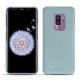 Samsung Galaxy S9+ leather cover - Bleu Ciel PU