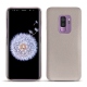 Samsung Galaxy S9+ leather cover - Taupe innocent