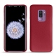 Custodia in pelle Samsung Galaxy S9+ - Rouge passion