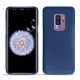 Capa em pele Samsung Galaxy S9+ - Bleu frisson