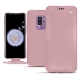 Housse cuir Samsung Galaxy S9+ - Rose ( Nappa - Pantone 2365C ) 