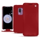 Samsung Galaxy S9+ leather case - Rouge ( Nappa - Pantone 199C ) 