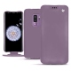 Samsung Galaxy S9+ leather case - Lilas ( Nappa - Pantone 2645U ) 