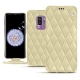 Samsung Galaxy S9+ leather case - Beige - Couture ( Nappa - Pantone 7502C ) 