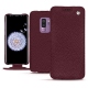 Capa em pele Samsung Galaxy S9+ - Lie de vin ( Pantone 5115C ) 