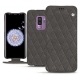 Samsung Galaxy S9+ leather case - Anthracite - Couture ( Pantone 424C ) 