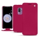 Housse cuir Samsung Galaxy S9+ - Rose fluo
