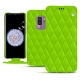Funda de piel Samsung Galaxy S9+ - Vert fluo - Couture