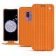 Lederschutzhülle Samsung Galaxy S9+ - Abaca arancio