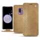 Custodia in pelle Samsung Galaxy S9+ - Serpent sabbia