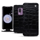 Samsung Galaxy S9+ leather case - Crocodile nero