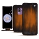 Samsung Galaxy S9+ leather case - Marron Patine