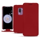 Samsung Galaxy S9+ leather case - Rouge PU