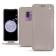 Housse cuir Samsung Galaxy S9+ - Taupe innocent