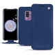 Housse cuir Samsung Galaxy S9+ - Bleu frisson