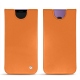 Pochette cuir Samsung Galaxy S9+ - Orange ( Nappa - Pantone 1495U ) 