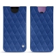 Funda de piel Samsung Galaxy S9+ - Bleu océan - Couture ( Nappa - Pantone 293C ) 