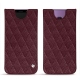 Capa em pele Samsung Galaxy S9+ - Lie de vin - Couture ( Pantone 5115C ) 