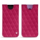 Custodia in pelle Samsung Galaxy S9+ - Rose fluo - Couture