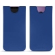 Pochette cuir Samsung Galaxy S9+ - Bleu océan PU