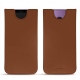 Samsung Galaxy S9+ leather pouch - Marron PU