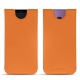 Samsung Galaxy S9+ leather pouch - Orange PU