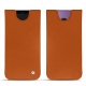 Samsung Galaxy S9+ leather pouch - Orange vibrant