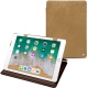 Apple iPad 9.7" (2018) leather case - Sable vintage ( Roughtcut - Gaucho#57254 ) 