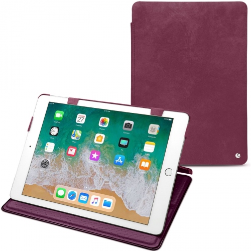 Apple iPad 9.7' (2018) leather casePrune vintage ( Pantone #612434 ) 